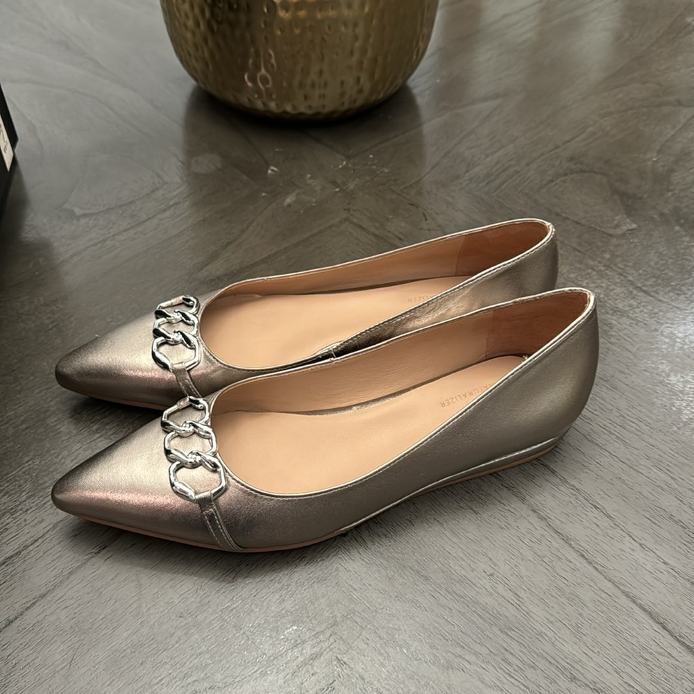 27 EDIT Naturalizer Katalie Chained Detail Pointed Toe Pump - Picture 6 of 7